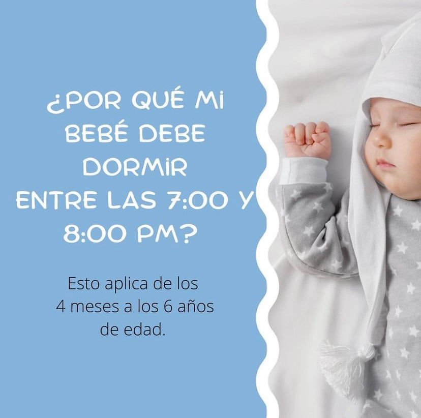 ¿A qué hora debo dormir a mi bebe?