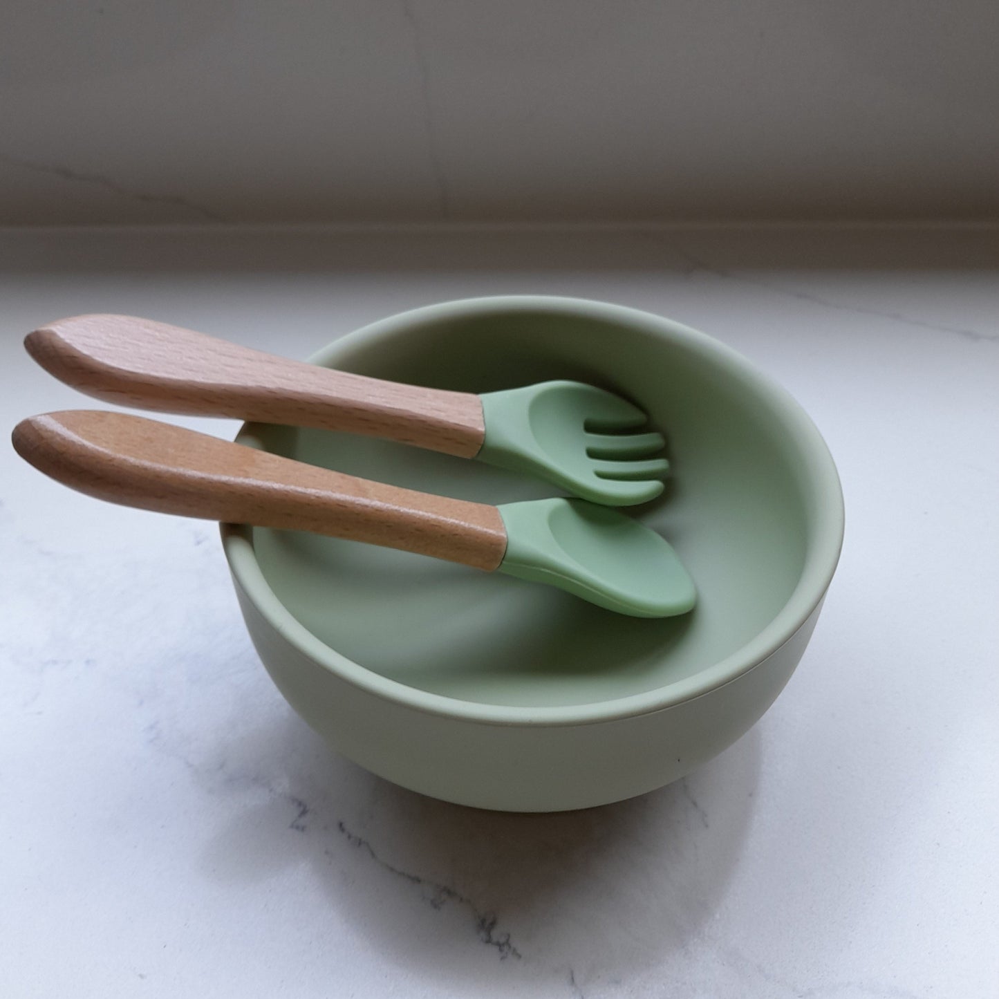 Set de alimentación completo de silicón (bebés y niños)